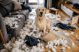 Pourquoi mon chien détruit tout quand je pars ? Causes, solutions et erreurs à éviter